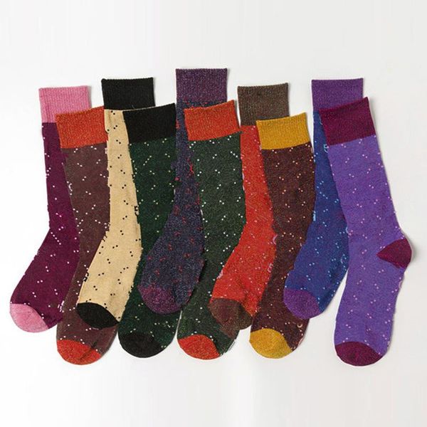 

ladisocks classic design port хлопковые чулки носки женщины италия бренды урожай проволока носок средний услуги дизайнер телефон человек сми, Pink;yellow