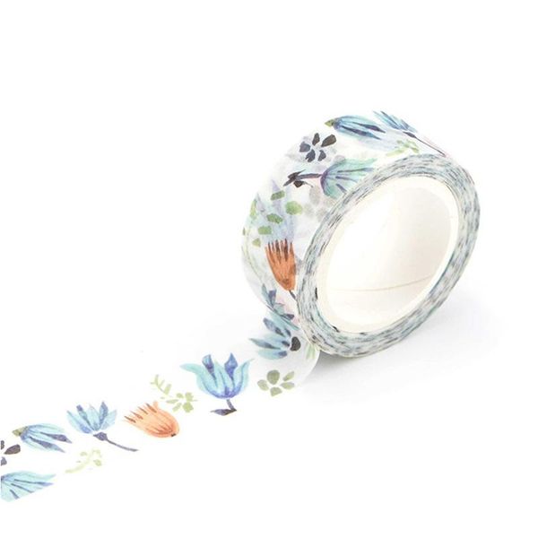 

милые растения kawaii цветы японские маскирующие моши ленты декоративная клейкая лента decora diy scrapbooking наклейка этикетки канцелярски