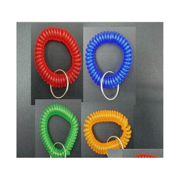 

colorful coil key ring plastic spiral coil wri qylwhn bdetoys