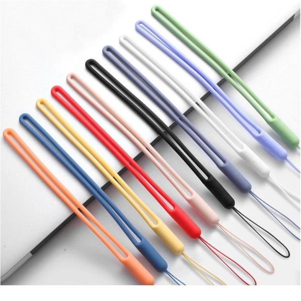 

short sile wrist strap hand lanyard for phone iphone 11 samsung camera gopro usb flash drives keys id card keycord qylsuf