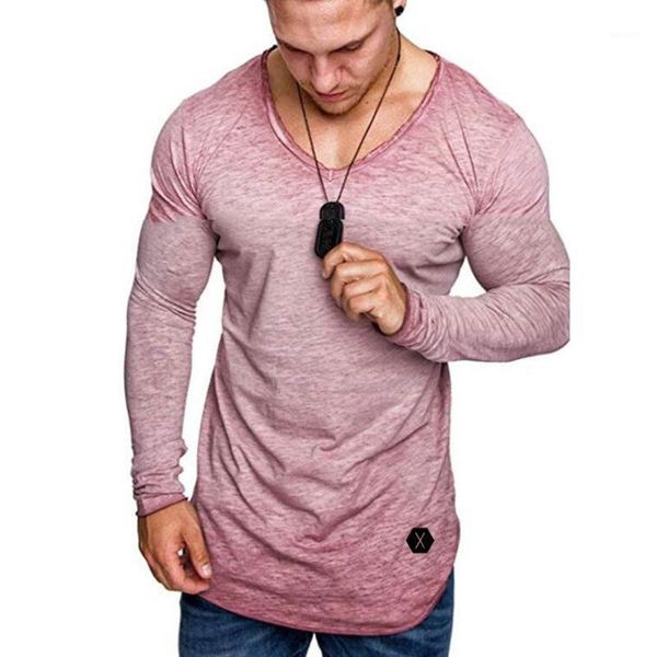 

men's t - shirt long sleeve casual sports fitness clothing1, White;black