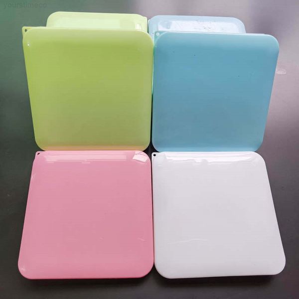

case plastic portable dustproof face shield mask storage box blue green safe masks cover organizer holder