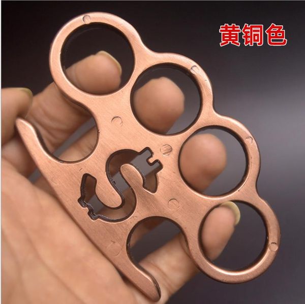 

20 two-legged snake alloy steel finger tiger four-finger fist self-defense weapon ring hand clasp hand support self-defense equipment