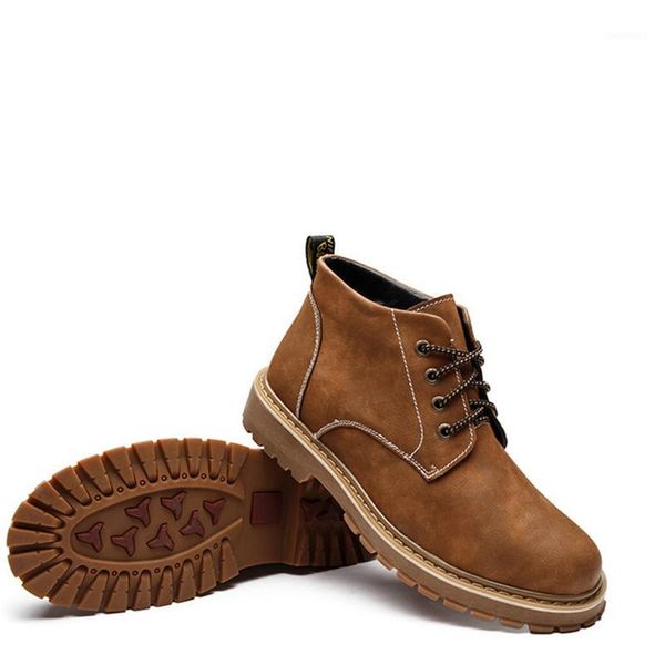 

male boots leather comfortable casual mens boots #mxz8118161, Black