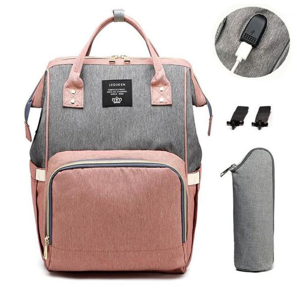 

diaper bags bag multifunction travel backpack usb waterproof nursing maternity stroller large capacity baby nappy backpack1