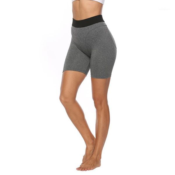 

yoga outfits woman tight fitness shorts gym running sport pants high waist workout sports shorts1, White;red