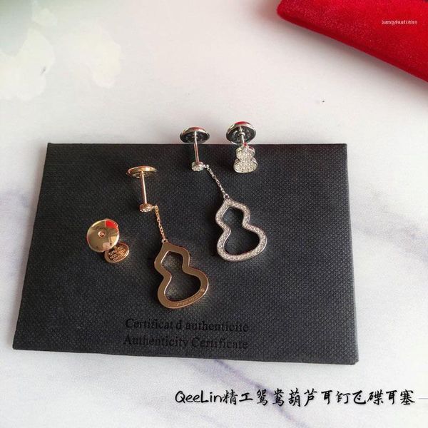 

earring gourd earrings 925 sterling silver jewelry for women asymmetric christmas party gift11