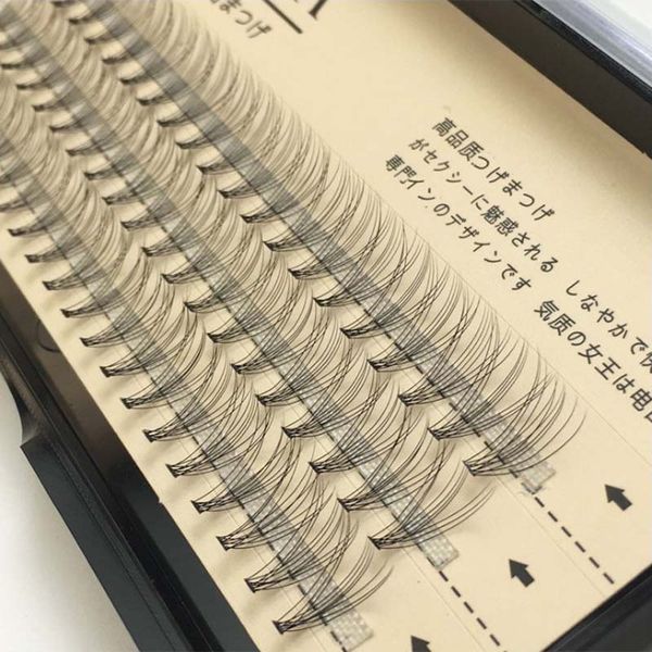 

10d mink individual false eyelashes 0.07mm c handmade soft wispy flare individual knot eye lashes extension c curl