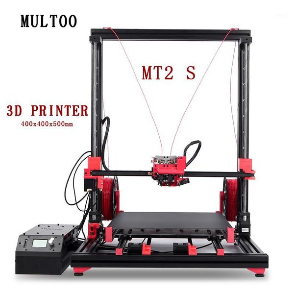 

printers multoo mt2 with customized z axis height high temperature precision professional large format 3d printer linear guide rail1