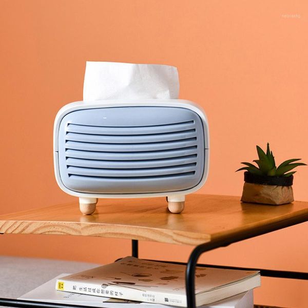 

tissue boxes & napkins radio stand holder organizer mini napkin storage box container restaurant household office toilte deskpaper towel