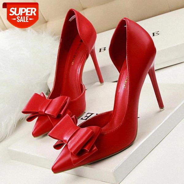 

ribetrini slip on pink shoes sweet grils butterffly know high heels women pumps wedding party high heels pumps #hv6w, Black