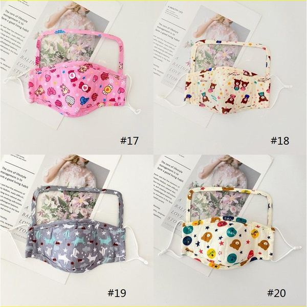 

factory mask kids with shield cotton pm2.5 protective dustproof face washable cloth masks yya240 4 paq8u