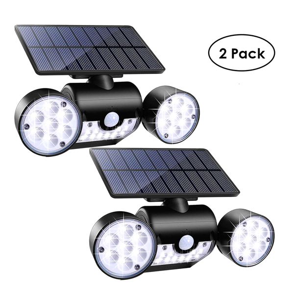 

2021 new ip65 30 leds powered wall-mounted outdoor pir motion sensor infrared human induction solar garden light fokp
