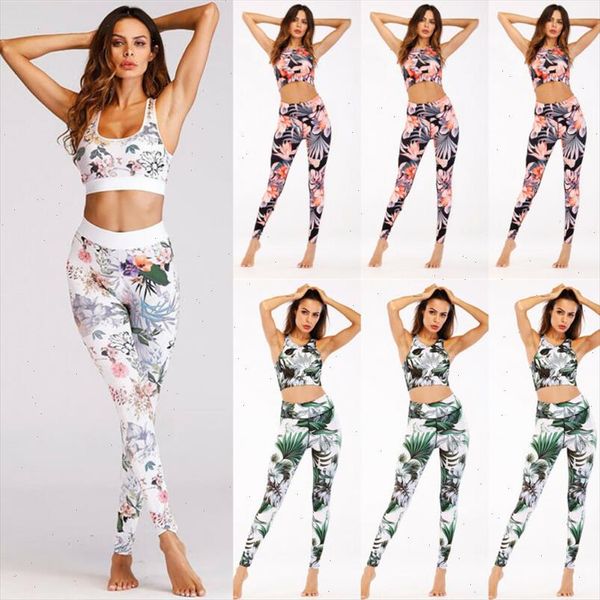

women tracksuit us women crop leggings trousers gym workout outfit set athletic apparel drop shipping, Gray