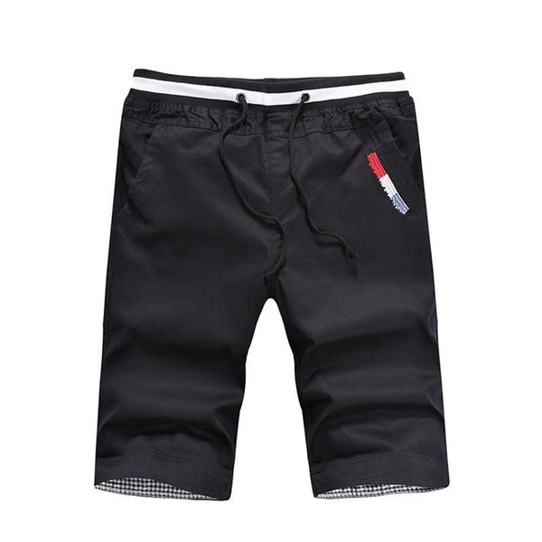 

2021 new men's shorts swimming five points shorts surfing board summer sport homme beach pants quick dry board u6, Black