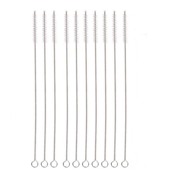 

10pcs tpxckz soft hair suction glass tube cleaner brushes tools stainless fish tank straw bottle cleaning brush toilet hand h bbyptt