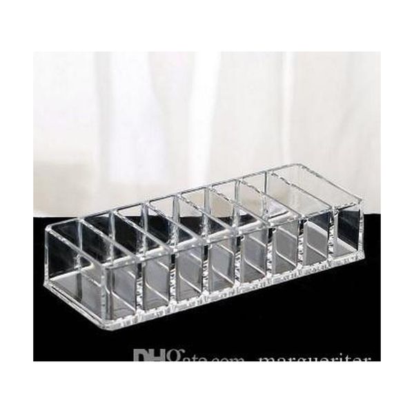 

makeup organizer clear acrylic brush lipstick holder new 8 grid cosmetic makeup tools transpare jlladh sport77777