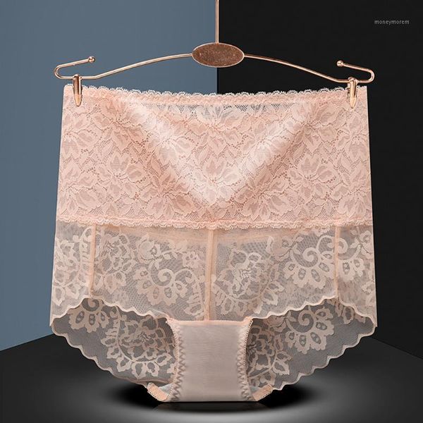 

women's panties women high waist khaki underwear plus size temptation solid briefs#0729ljc1, Black;pink