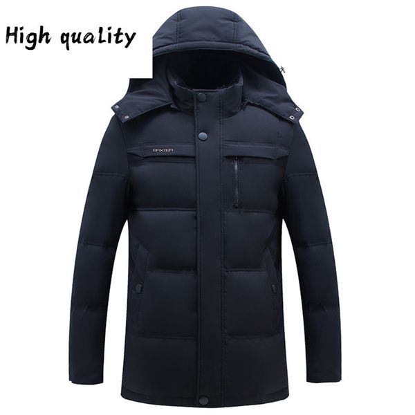

20%duck men down wool fur collar parka winter plus size jacket parkas winterjas heren yt7108140- my1324 q1214, Black