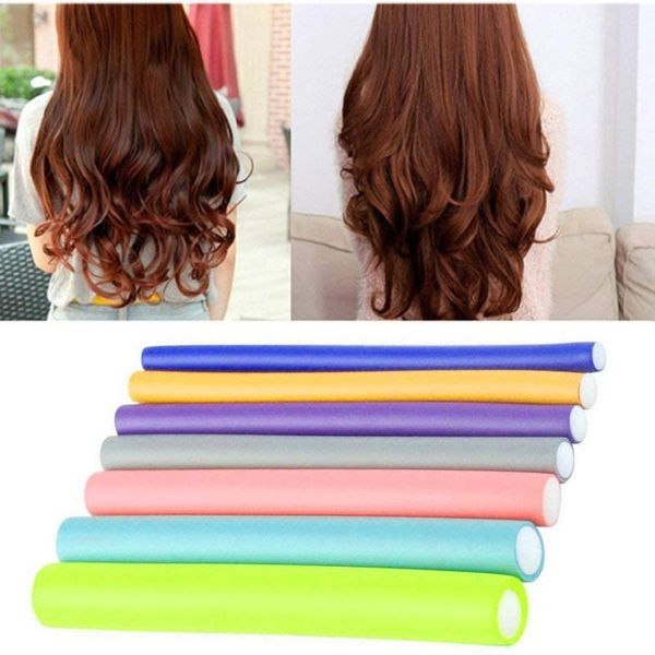 

42pcs flexible curling rods magic curler roller non heating styling tools, Black