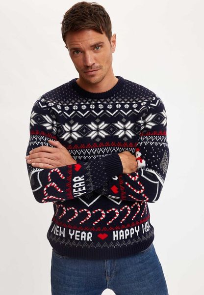 

defacto man pullover-s1759az20wn, White;black