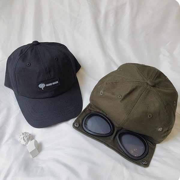 

hip hop snapback hat pilot glasses baseball cap black reverse wearing men's caps swag women's windproof sports dad hats, Blue;gray