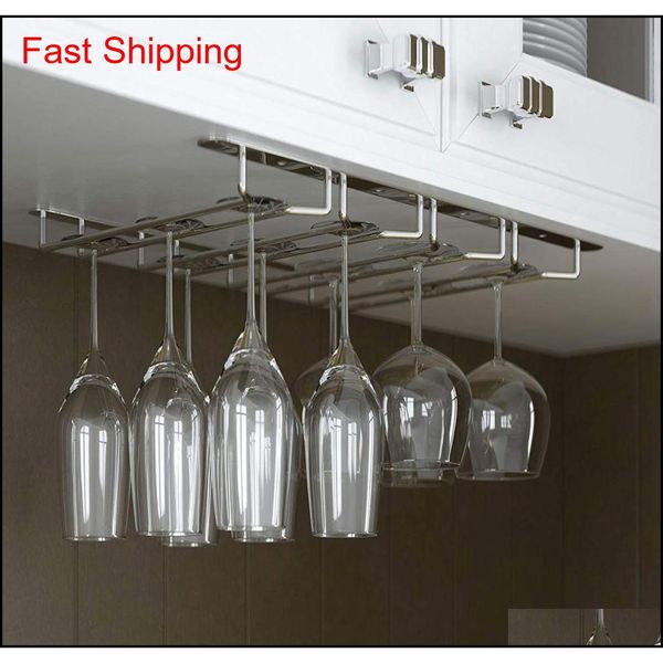 

botique-under cabinet stemware wine glass holder storage rac qylblu bdebaby