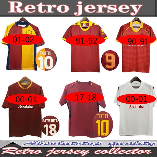 

90 91 1992 1994 1995 1996 ретро roma totti giannini футбол джерси 92 94 95 96 как рим классический коллекция maglia da calcio, Black;yellow