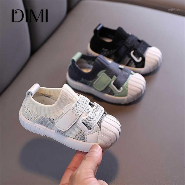 

first walkers dimi 2021 autumn baby shoes for boy girl fashion breathable knitting rubber non-slip bottom infant sneakers1