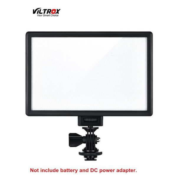 

viltrox led l116t led video light ultra thin lcd bi-color & dimmable dslr studio light lamp panel for camera dv camcorder