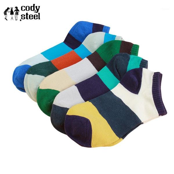 

cody steel cotton men socks fashion wide stripes summer men socks casual comfortable short 3pairs/lot1, Black