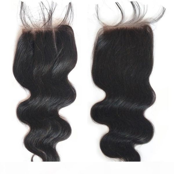 

malaysian peruvian indian brazilian virgin hair 4*4 lace closure body wave straight hair weaves closures human hair, Black;brown