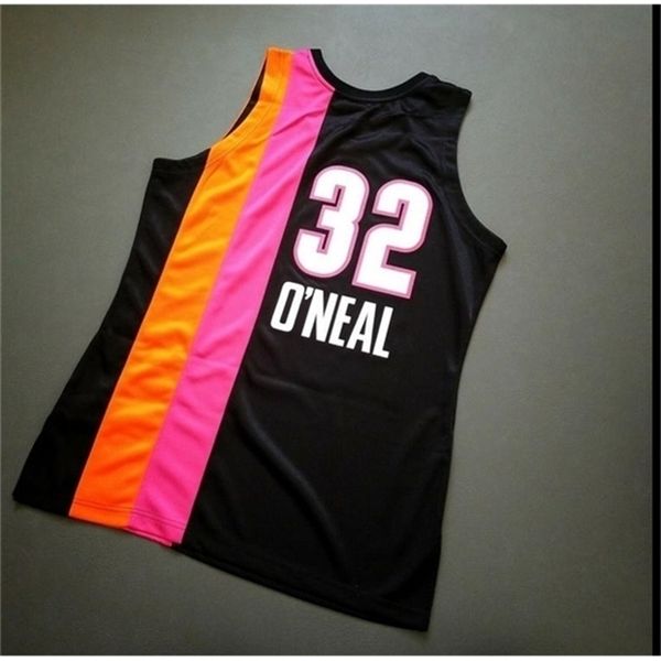 

custom 121 youth women vintage shaquille o'neal mitchell 05 06 college basketball jersey size s-4xl or custom any name or number jersey, Black