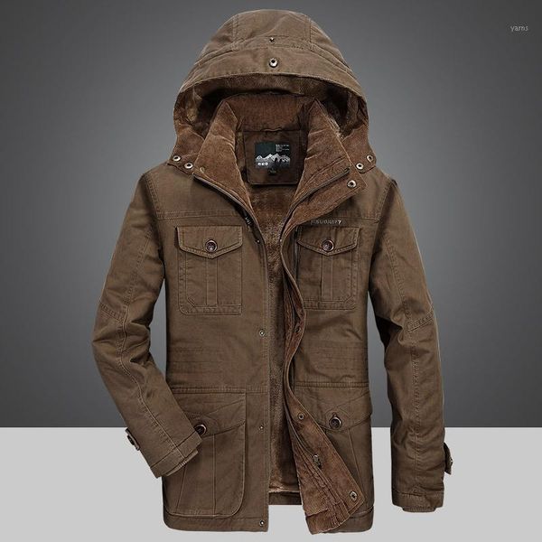 

simple men jacket hooded winter hat hiking vintage fashion warm waterproof coat ski parkas mont mens clothes ed50mf1, Black