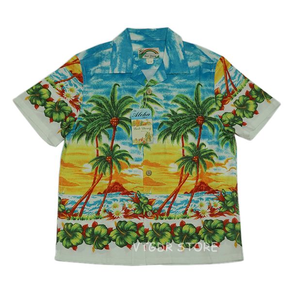 

2020 coconut casual hawaiian palm men shirts scenic camp short sleeve 79t7, White;black