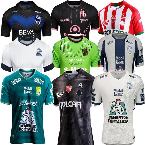 

20 21 juárez juarez pachuca club necaxa leon atlas monterrey soccer jersey 2020 2021 home away third maillot football shirts uniform, Black