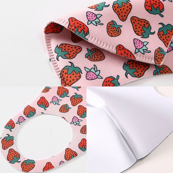 

mask fashion cola designer 3d ice silk face breathable mouth cover anti-dust pollution protect masks flower fabric sportoutleteaan