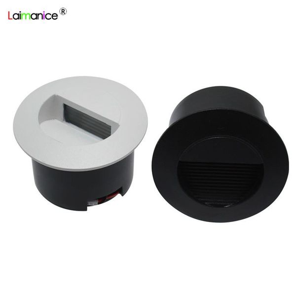 

led stair lights waterproof recessed round 85-265v led wall sconce lighting in step wall lamp indoor outdoor stairway lamps