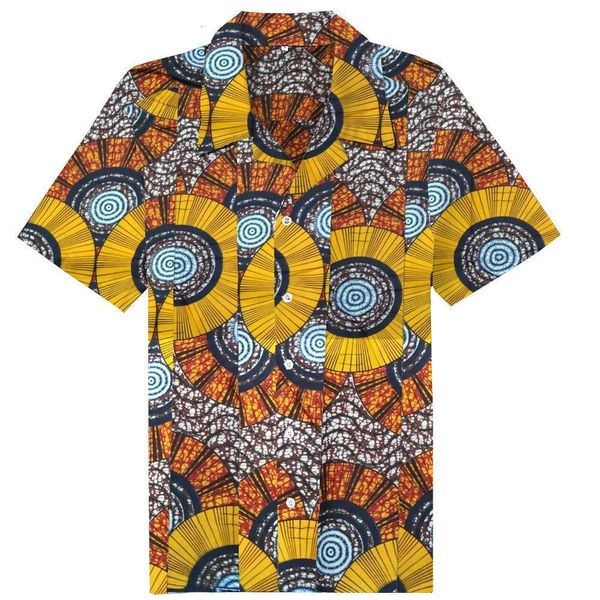 

new clothing fashion pattern design african traditional printed cotton bazin riche men 100% cotton short sleeve casual shirts, White;black