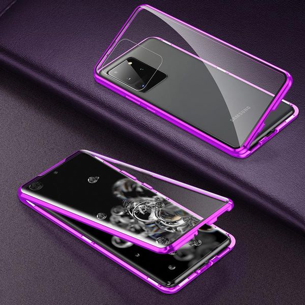 

magnetic double sided glass case for samsung galaxy s20fe s20 s10 s9 s8 plus note20 10 pro m31 m51 m21 a51 h wmtawu