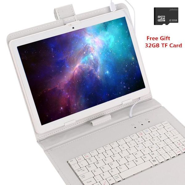 

tablet pc gift keyboard and 32g card 10 inch 2.5d ips screen octa core dual sim 4g lte fdd 8.0 mp gps android google 67531