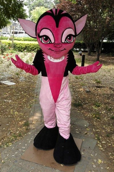 Mascote trajes menina mascote traje festa jogo vestido roupa publicidade halloween adulto festa personagem de desenho animado