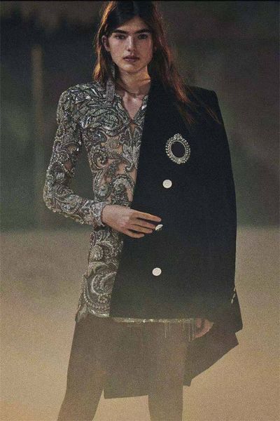 

fashion jacket long style for women spring winter coats with buttons letters crystal outwear lady slim jackets, Black;brown