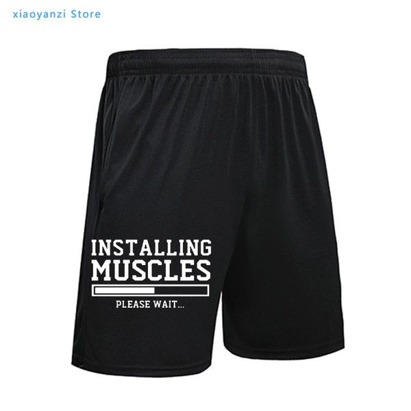

casual men's shorts 2020 printed installing muscles funny sport shorts men cool sweatpants fashion brand waist, White;black
