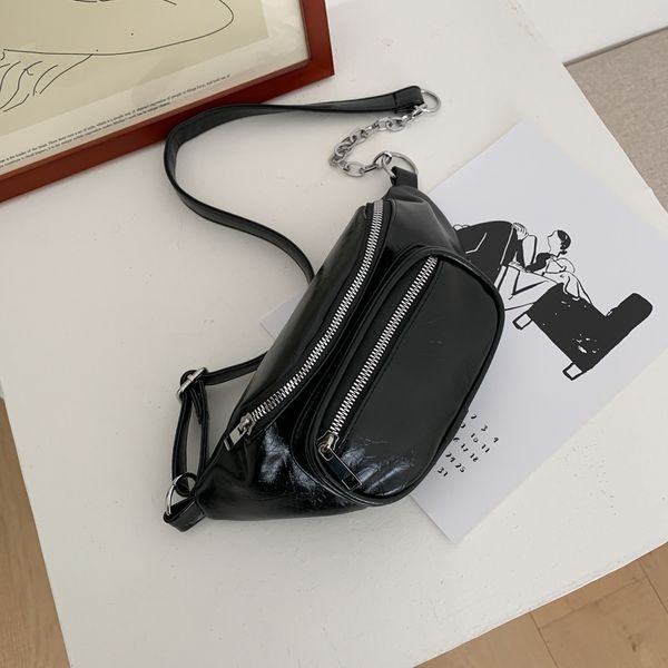 

wholesale women waist bag fashion bumbag for men belt bag lady handbags sac banane black 202012141x