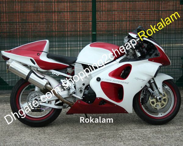 Corrida de carenagem para Suzuki TL1000R TL 1000 TL1000 R 1998 1999 2000 2001 2003 2003 Kits do corpo da motocicleta de SRAD Branco (moldagem por injeção)