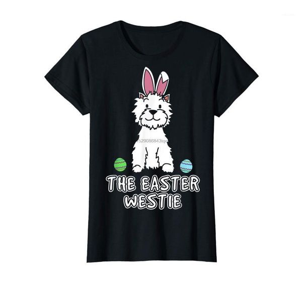 

the easter westie dog women men mother father shirt-women's t-shirt-black1, White;black