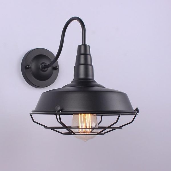 

industrial pendant light shade vintage industrial ceiling lighting retro led loft black lamp coffee-shop chandelier e27 base