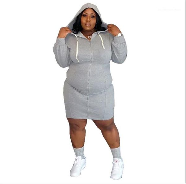 

fashion hooded designer casual dresses designer cardigan womens clothing soild color womens plus size dresses