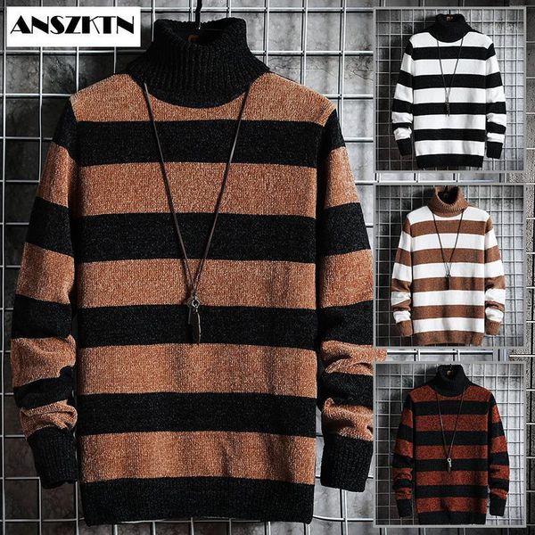 

sweater men's turtleneck sweater men knitwear long sleeve slim sweaters homme slim fit knitted cotton1, White;black